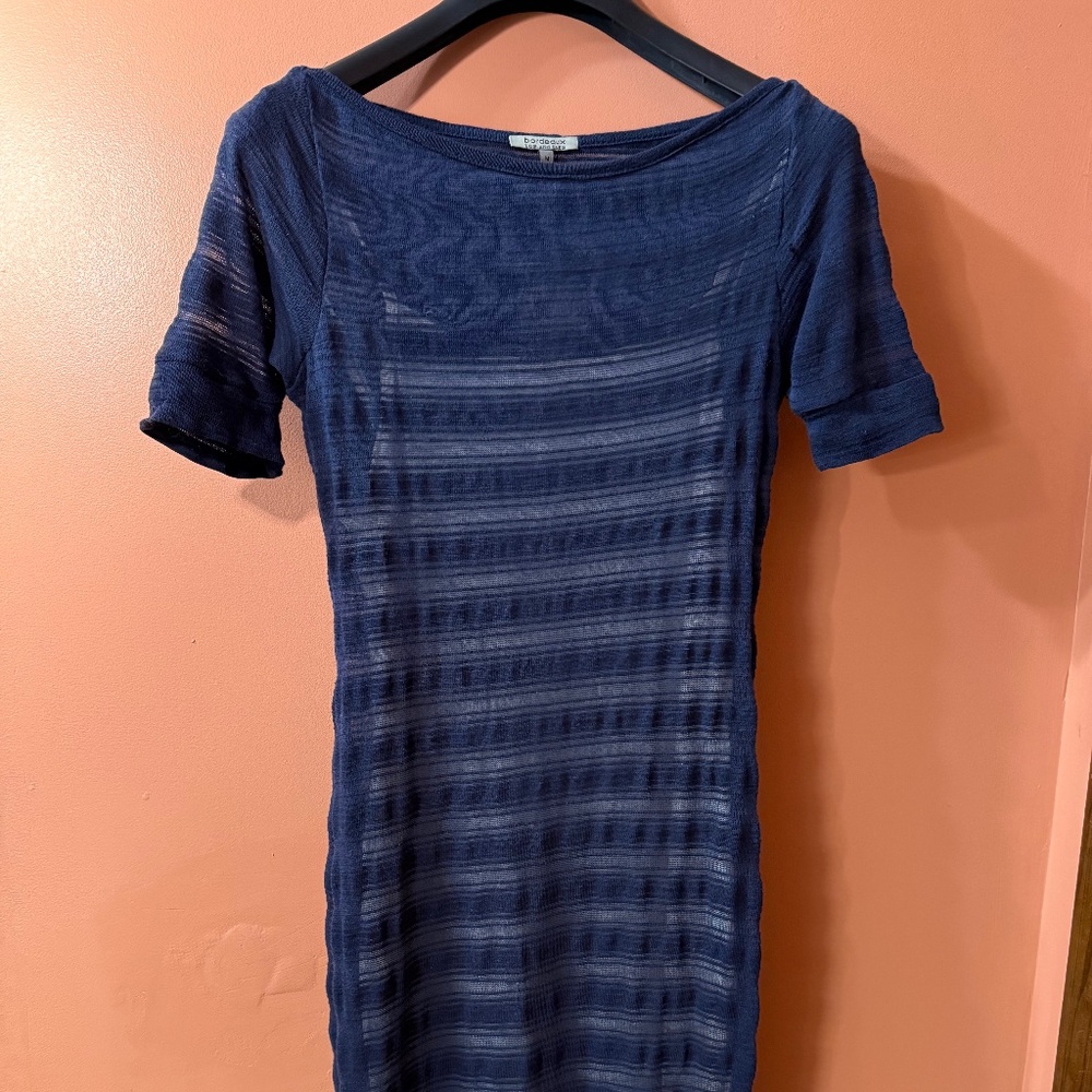 Anthropologie Bordeaux Sheath Dress